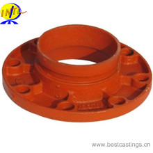 UL FM Approved Ductile Iron Grooved Fitting Adapter Flansch